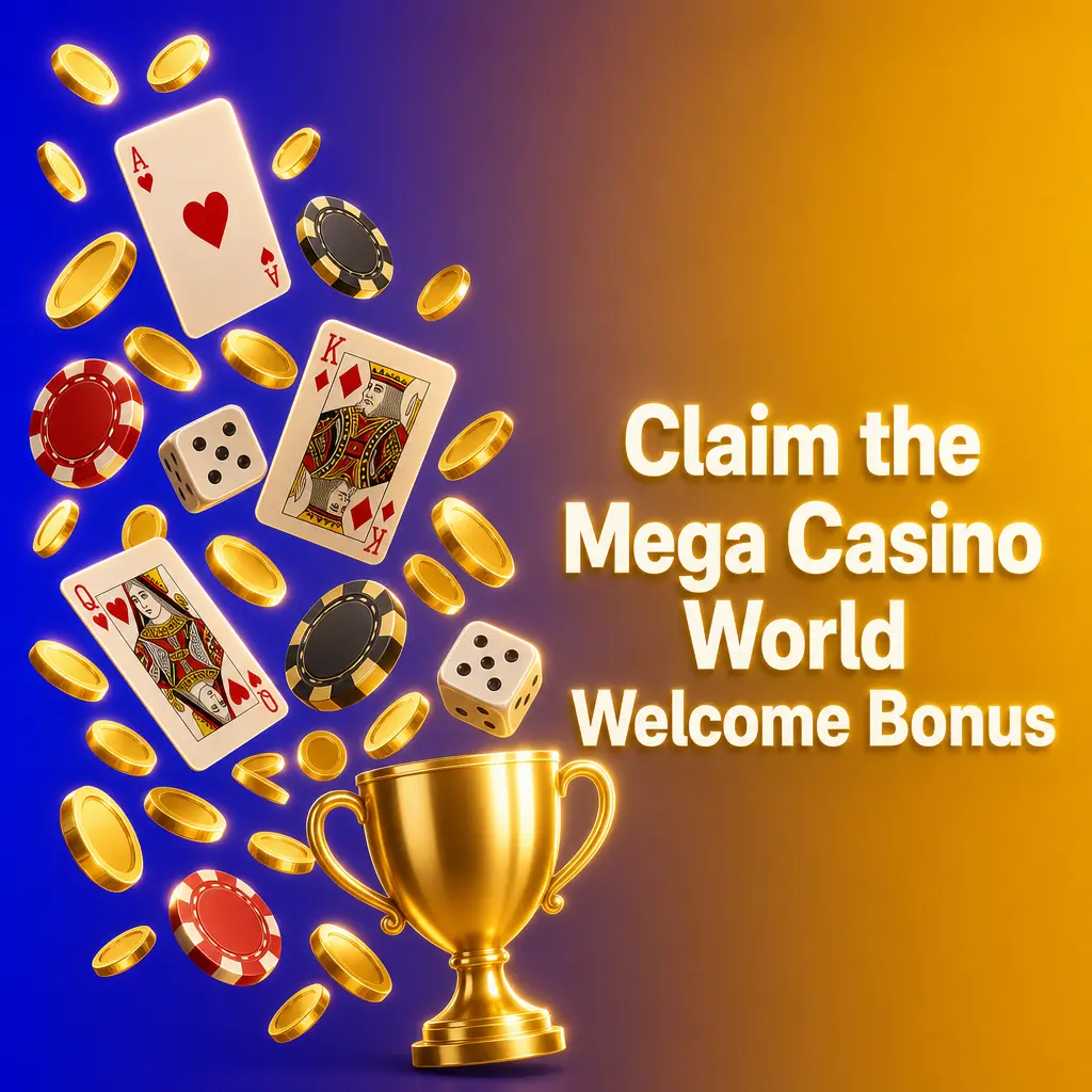 Mega Casino World welcome bonus promotion