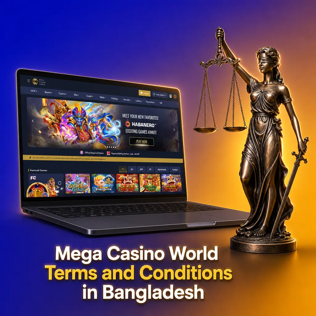 Mega Casino World Terms and Conditions in Bangladesh
